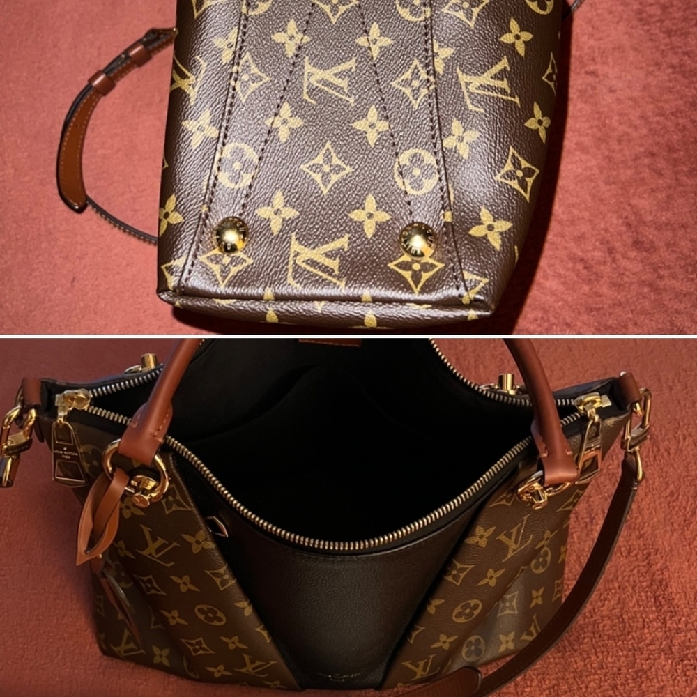 Louis Vuitton Gold and Brown Monogram Tote